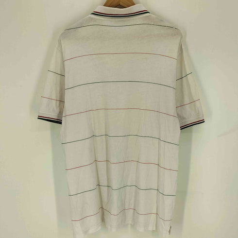ステューシー Stussy 00S 白タグ ボーダー S/S ポロシャツ メンズ import:L