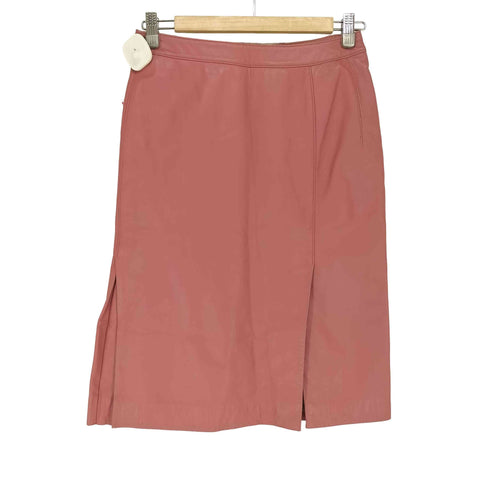 シーケーカルバンクライン ck Calvin Klein lamb leather レザータイトスカート レディース JPN:2