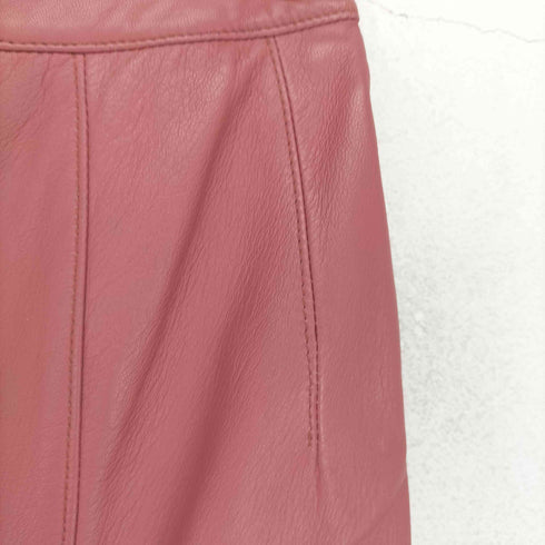 シーケーカルバンクライン ck Calvin Klein lamb leather レザータイトスカート レディース JPN:2