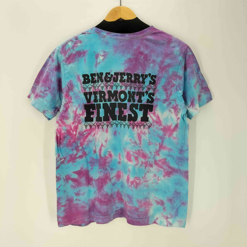 ベイサイド BAYSIDE ボディ USA製 Ben & Jerry's Cherry Garcia プリント タイダイ サイケ S/S Tシャツ メンズ import:L