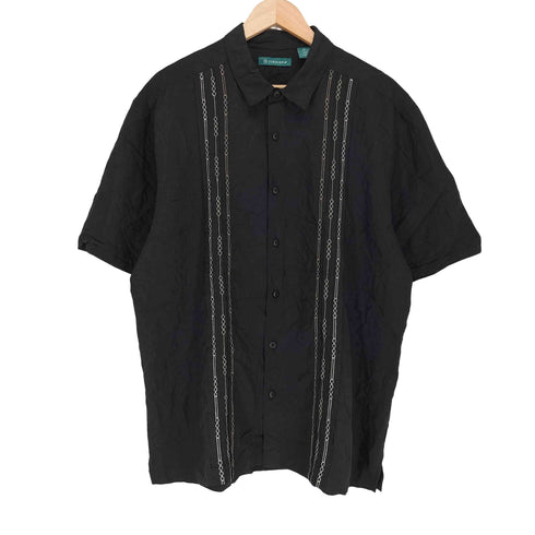キューバベラ CUBAVERA ショートスリーブ 刺繍デザイン キューバシャツ メンズ JPN:XL