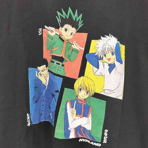 アニメ キャラクター プリント S/S Tシャツ メンズ