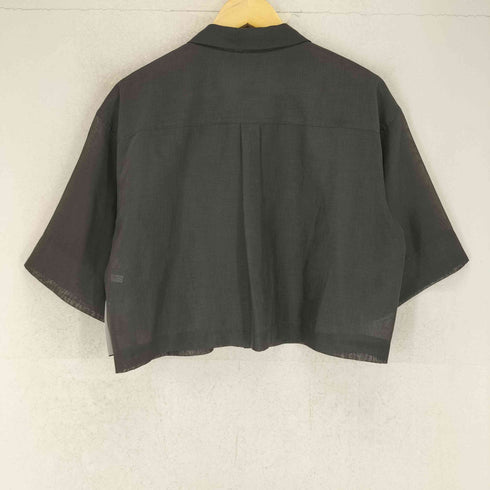 ビューティーアンドユースユナイテッドアローズ BEAUTY & YOUTH UNITED ARROWS クロップドシアーシャツ レディース
