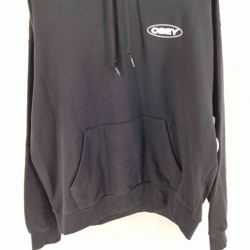 オベイ OBEY OVAL CITIES PULLOVER オーバル シティズ プルオーバー パーカー メンズ L