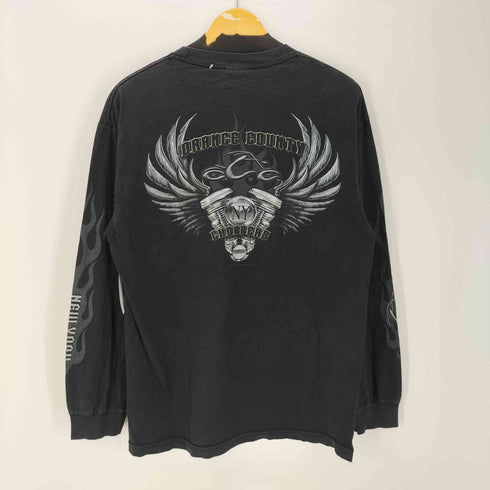 アルスタイル alstyle 00S ボディ Orange County Choppers US モーターサイクル プリント L/S カットソー ロンT コピーライト 2003 メンズ import:L