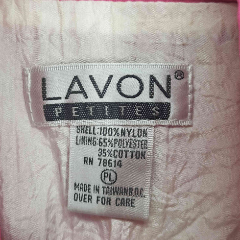 LAVON ナイロンジップアップジャケット メンズ PL