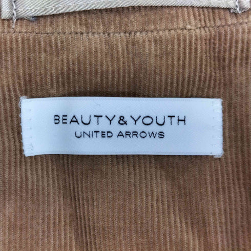 ビューティーアンドユースユナイテッドアローズ BEAUTY & YOUTH UNITED ARROWS BY コーデュロイ 2ボタン ジャケット セットアップ メンズ JPN:S