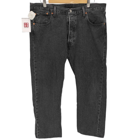 リーバイス Levis PREMIUM 501 BIGE ボタンフライ ブラックデニムパンツ メンズ W38 L30
