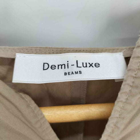 デミルクスビームス Demi-Luxe BEAMS ストライプ ポンチョ プルオーバー レディース