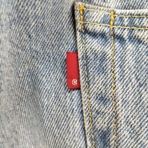 リーバイス Levis PREMIUM 501 54 ボタンフライ テーパードフィットデニムパンツ メンズ W38 L32