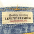 リーバイス Levis PREMIUM 501 54 ボタンフライ テーパードフィットデニムパンツ メンズ W38 L32