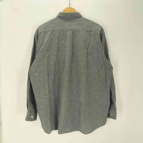 コムデギャルソンオム COMME des GARCONS HOMME 90S 田中オム 銀タグ L/S シャンブレー ブロード プレーン シャツ archive アーカイブ メンズ