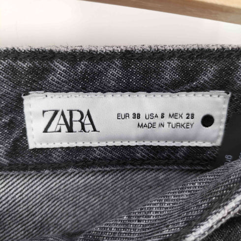 ザラ ZARA ZW COLLECTION ローライズリラックスフレアデニムパンツ レディース EUR:38