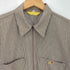 ベンデイビス BEN DAVIS YKKジップ ハーフジップ ストライプ S/S 半袖 プルオーバー シャツ メンズ import:M