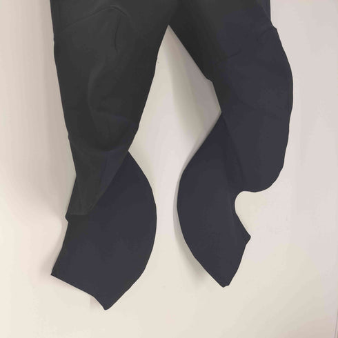コムデギャルソン COMME des GARCONS 10AW AD2010 Inside decoration season インサイドデコレーション期 ウール 縮絨 加工 変形 カーブ パンツ archive アーカイブ レディース JPN:XS