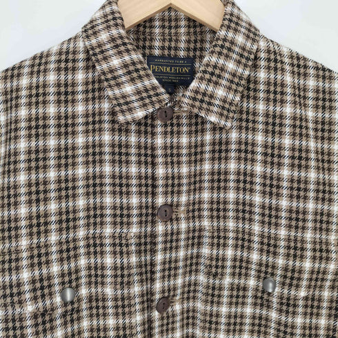ペンドルトン PENDLETON チェック L/S ウール混 長袖 シャツ メンズ JPN:S