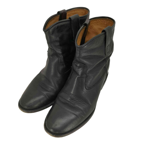 イザベルマランエトワール ISABEL MARANT ETOILE ポルトガル製 レザー ショート ブーツ レディース EUR:36