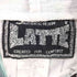 80-90S LATTE ラテ USA製 コットン ポリ 袖・フードチェック切替 ロゴプリント ストライプ 半袖 ベースボールシャツ パーカー メンズ
