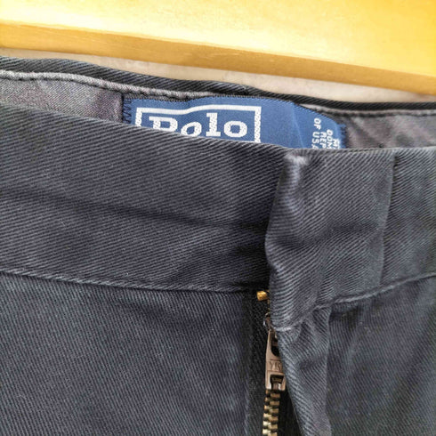 ポロバイラルフローレン Polo by RALPH LAUREN 90S ドミニカ製 ノータック ブラック フェード チノパンツ メンズ 38