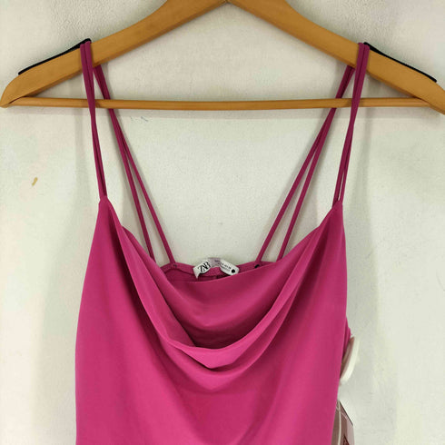 ザラ ZARA ドレープ キャミワンピース レディース import:S