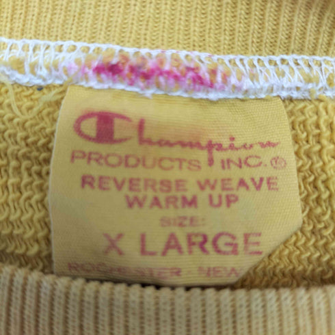 チャンピオン Champion 復刻単色タグ REVERSE WEAVE ロゴ刺繍 クルーネック スウェット メンズ import:XL
