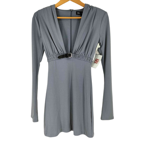 ザラ ZARA フロントベルトデザイン ワンピース レディース import:XS