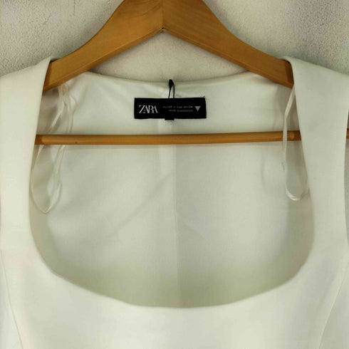 ザラ ZARA スクエアネックトップ レディース import:XS