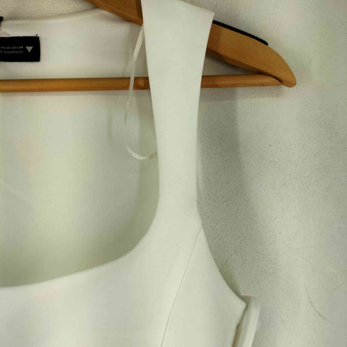 ザラ ZARA スクエアネックトップ レディース import:XS
