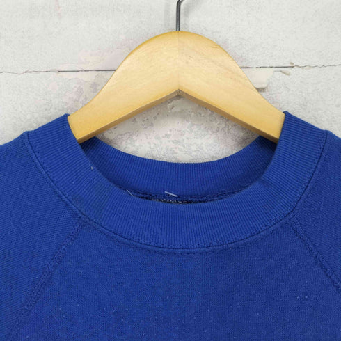 アーテックス ARTEX 80S MADE IN USA フロッキープリント ラグランスウェット メンズ JPN:L