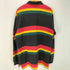 ポロバイラルフローレン Polo by RALPH LAUREN 90S USA製 ポニー刺繍 ラスター カラー ボーダー L/S ラガー ポロ シャツ 鹿の子 メンズ import:L