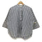 トゥモローランドコレクション TOMORROWLAND collection ボールドストライプ ハーフスリーブシャツ レディース JPN:36