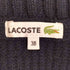 ラコステ LACOSTE ロゴ刺繍 ショールカラー ニット ベスト レディース FR:38