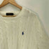 ポロラルフローレン POLO RALPH LAUREN ポニー 刺繍 コットン ケーブル ニット セーター メンズ import:L