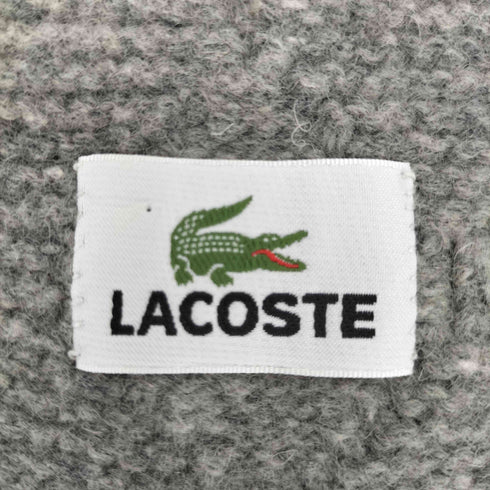 ラコステ LACOSTE ロゴ刺繍 ニット マフラー レディース