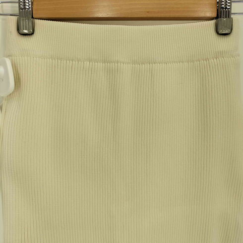 ナチュラルクチュール natural couture 【プチナチュ】スリット入り細リブニットタイトスカート レディース JPN:M