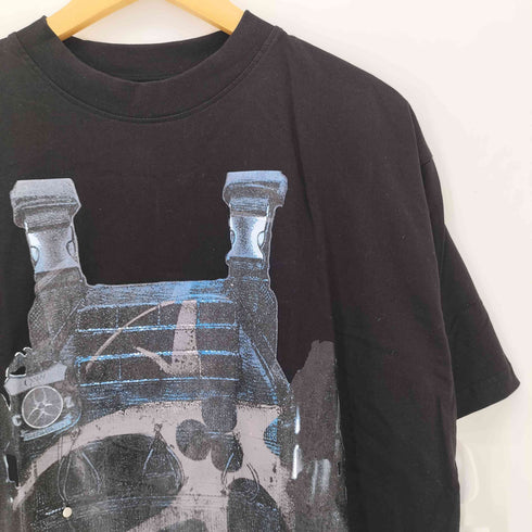 Cozy world Wide コジー ワールドワイドミリタリーワックス 半袖 クルーネックTシャツ street メンズ L