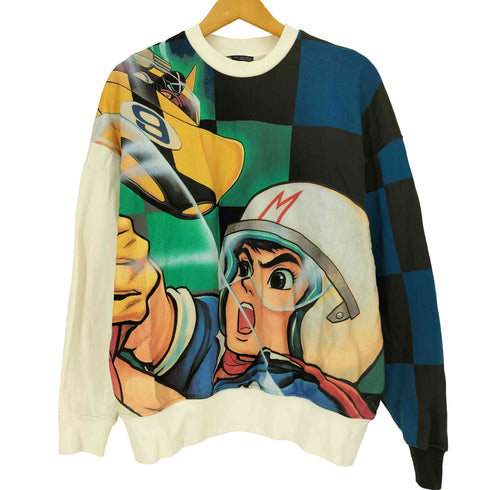 ザラ ZARA SPEED RACER TATSUNOKO PRODUCTION チェック スウェット メンズ import:S