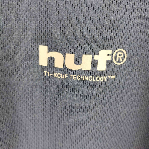 ハフ HUF CROSS CONDITIONS BC TECH TEE リフレクターロゴ プリント半袖Tシャツ メンズ M
