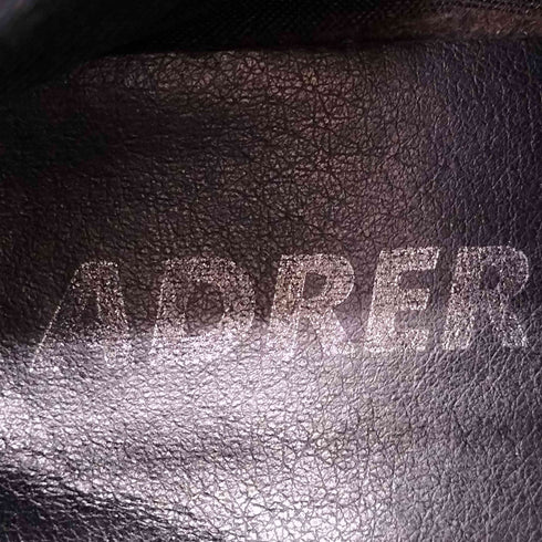 アドラー ADRER ハイソールレザーヒールブーツ メンズ