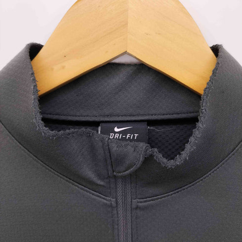 ナイキ NIKE スウォッシュロゴ DRI-FIT ハーフジップ サッカー ジャージ メンズ import:L