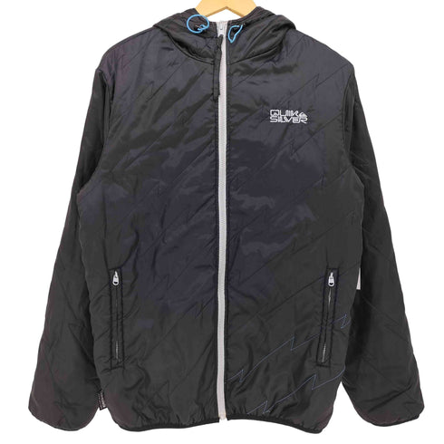 クイックシルバー Quiksilver ワンポイントロゴ リバーシブル 中綿 ジャケット メンズ import:L