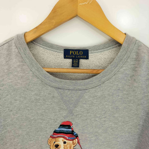 ポロラルフローレン POLO RALPH LAUREN 現行タグ Vガゼット ポロベア スウェット メンズ import:XL