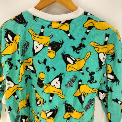 90S ムービー キャラクタープリント 総柄 バンドカラー プルオーバー L/S シャツ レディース