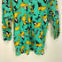 90S ムービー キャラクタープリント 総柄 バンドカラー プルオーバー L/S シャツ レディース