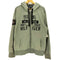 トミーヒルフィガー TOMMY HILFIGER フード裏 サーマル 袖ワッペン フロッキープリント ジップ パーカー メンズ import:XL
