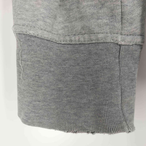 トミーヒルフィガー TOMMY HILFIGER フード裏 サーマル 袖ワッペン フロッキープリント ジップ パーカー メンズ import:XL