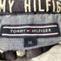 トミーヒルフィガー TOMMY HILFIGER フード裏 サーマル 袖ワッペン フロッキープリント ジップ パーカー メンズ import:XL