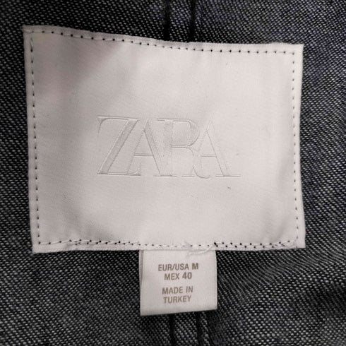 ザラ ZARA 26AW RELAXED FIT DENIM OVERSHIRT デニム シャツ ジャケット リラックス フィット メンズ import:M