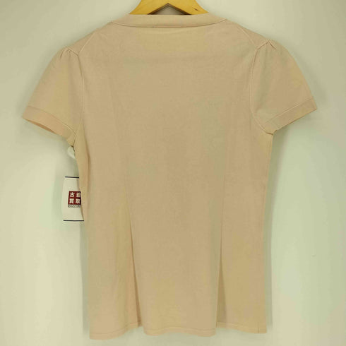 ヒューゴボス HUGO BOSS フロント タック シルク S/S カットソー レディース import:M