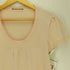 ヒューゴボス HUGO BOSS フロント タック シルク S/S カットソー レディース import:M